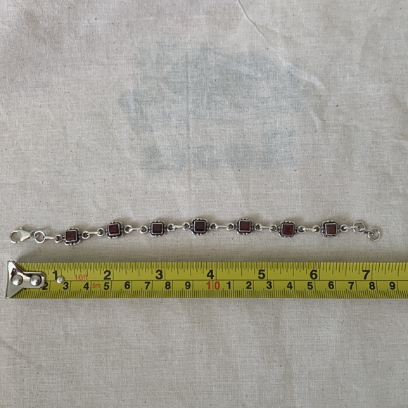 GARNET GEMSTONE BRACELET - Picture 4 of 7